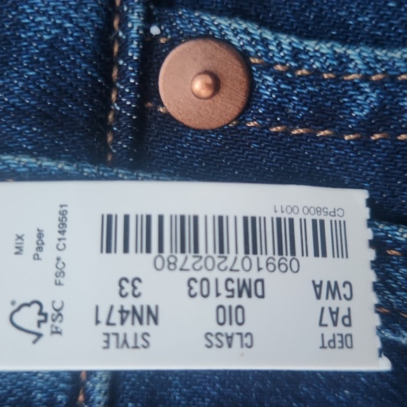 Madewell Mid-rise Kick Out Jeans Blue - Picture 6 of 6